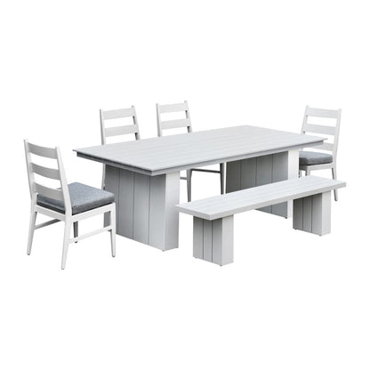 Intercon Furniture - Nash Outdoor Dining Table  in Buff - NS-TA-4292-BUF-C view 4
