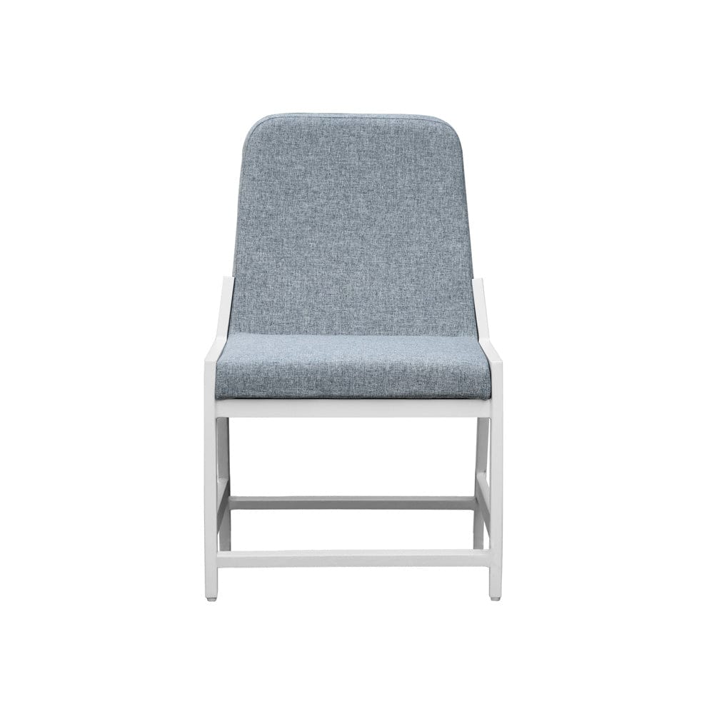 Intercon Furniture - Nash Outdoor Dining Uph. Side Chair in Buff - NS-CH-380C-BUF-RTA view 2