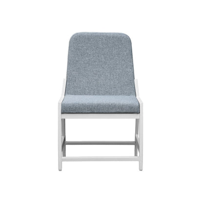 Intercon Furniture - Nash Outdoor Dining Uph. Side Chair in Buff - NS-CH-380C-BUF-RTA view 2