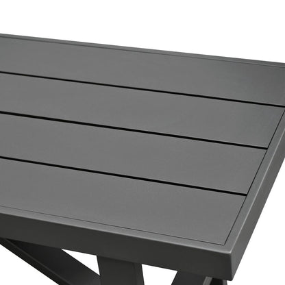 Intercon Furniture - Navarro Outdoor Dining Bench in Mocha - NV-CH-1570B-MCA-C view 4