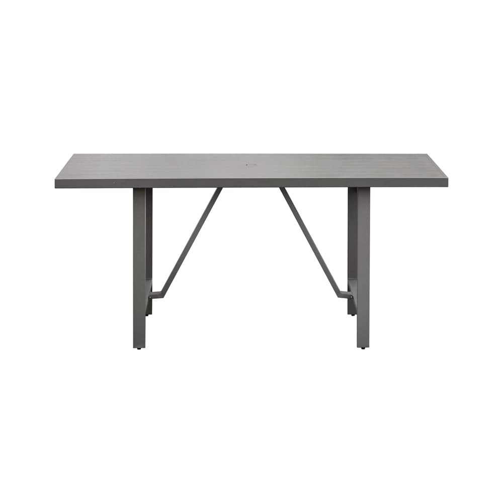 Intercon Furniture - Navarro Outdoor Dining Counter Table in Mocha - NV-TA-3880G-MCA-C view 2