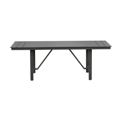 Intercon Furniture - Navarro Outdoor Dining Table in Mocha - NV-TA-4286-MCA-C view 2