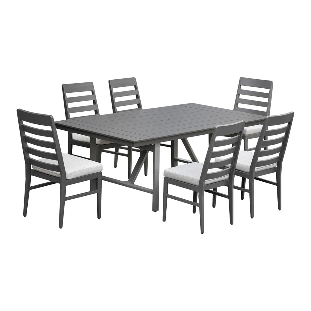 Intercon Furniture - Navarro Outdoor Dining Table in Mocha - NV-TA-4286-MCA-C view 5