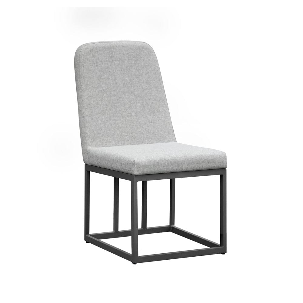 Intercon Furniture - Navarro Outdoor Dining Uph. Side Chair in Mocha - NV-CH-380C-MCA-RTA view 1