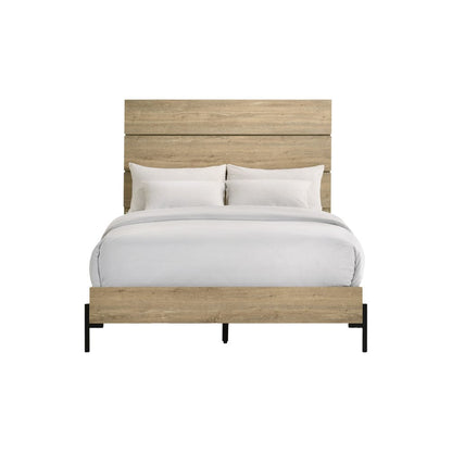 Intercon Furniture - Newhall Full Bed in Vintage Oak Melamine - NH-BR-2440F-VNM-C view 2