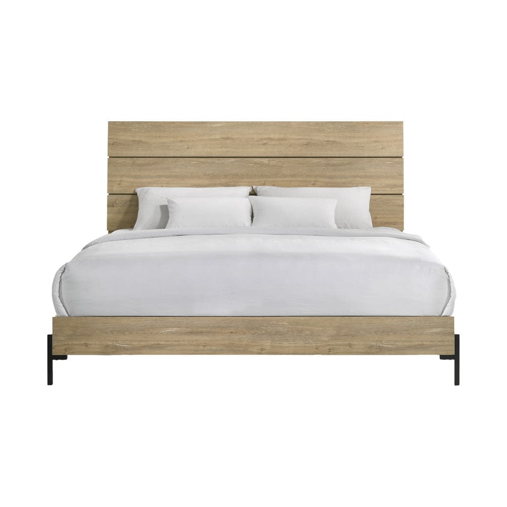 Intercon Furniture - Newhall King Bed in Vintage Oak Melamine - NH-BR-2460K-VNM-C view 2