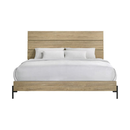 Intercon Furniture - Newhall King Bed in Vintage Oak Melamine - NH-BR-2460K-VNM-C view 2