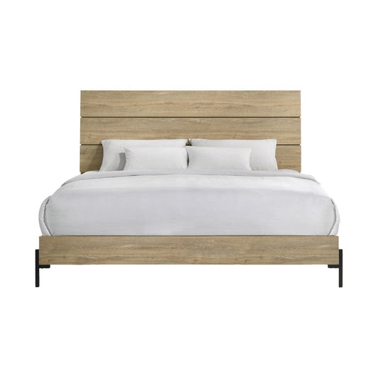 Intercon Furniture - Newhall King Bed in Vintage Oak Melamine - NH-BR-2460K-VNM-C view 2