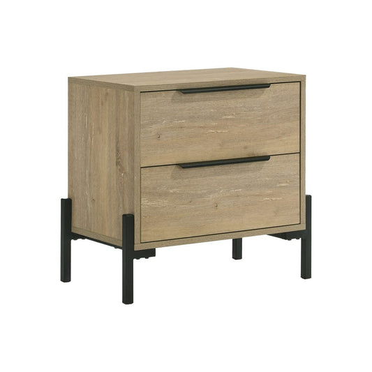 Intercon Furniture - Newhall Nightstand in Vintage Oak Melamine - NH-BR-2402-VNM-C view 1