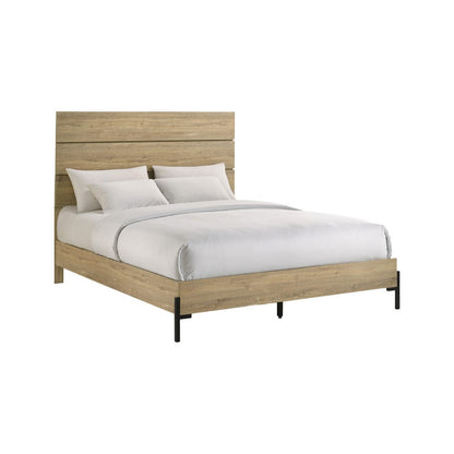 Intercon Furniture - Newhall Queen Bed in Vintage Oak Melamine - NH-BR-2460Q-VNM-C view 1