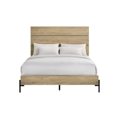 Intercon Furniture - Newhall Queen Bed in Vintage Oak Melamine - NH-BR-2460Q-VNM-C view 2
