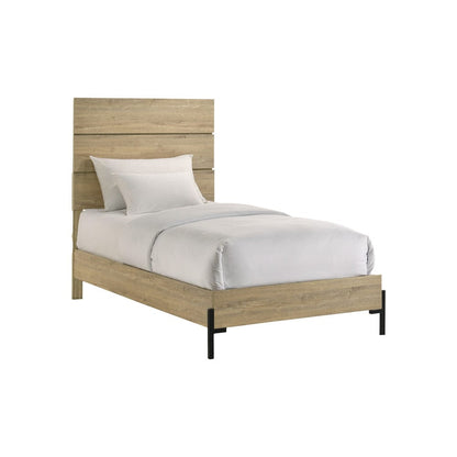 Intercon Furniture - Newhall Twin Bed in Vintage Oak Melamine - NH-BR-2440T-VNM-C view 1