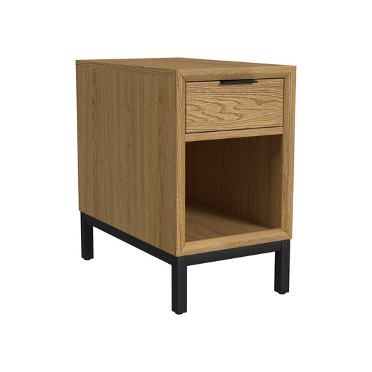 Intercon Furniture - Newport Chairside Table in Natural Oak - NP-TA-1424-NTO-C view 1