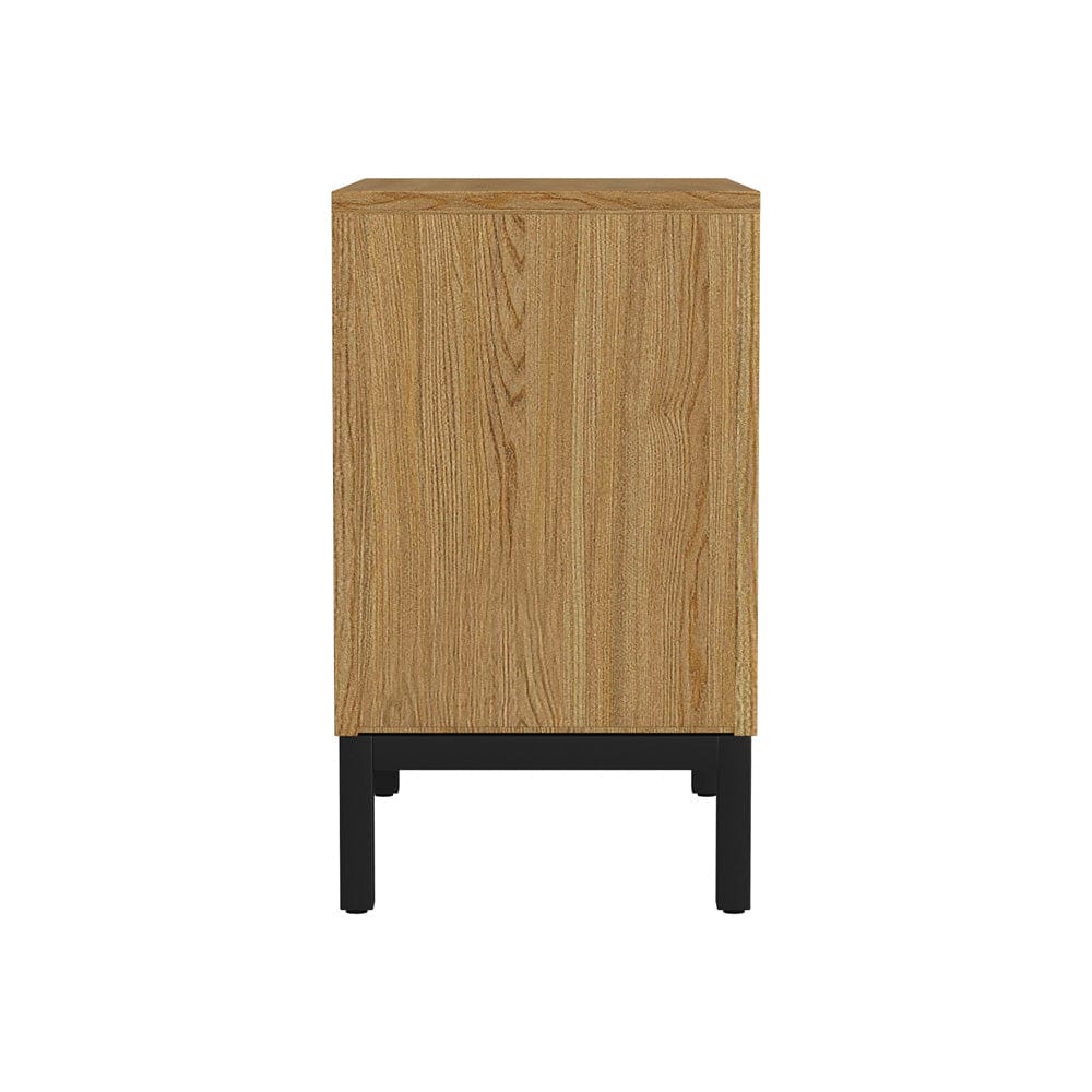 Intercon Furniture - Newport Chairside Table in Natural Oak - NP-TA-1424-NTO-C view 4