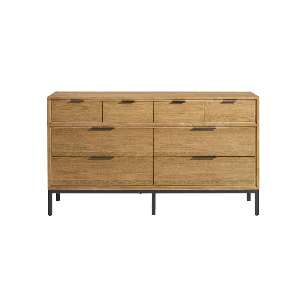 Intercon Furniture - Newport Dresser in Natural Oak - NP-BR-5408-NTO-C view 2