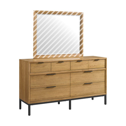 Intercon Furniture - Newport Dresser in Natural Oak - NP-BR-5408-NTO-C view 3