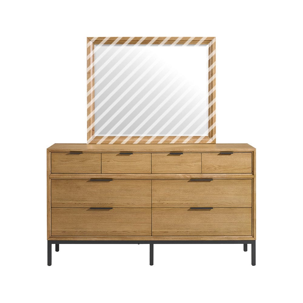 Intercon Furniture - Newport Dresser in Natural Oak - NP-BR-5408-NTO-C view 4