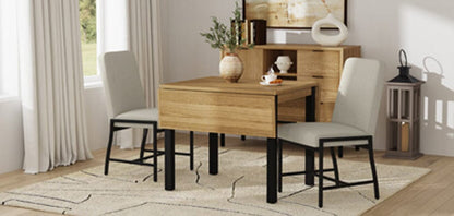 Intercon Furniture - Newport Drop Leaf Table in Natural Oak - NP-TA-3650D-NTO-C view 5