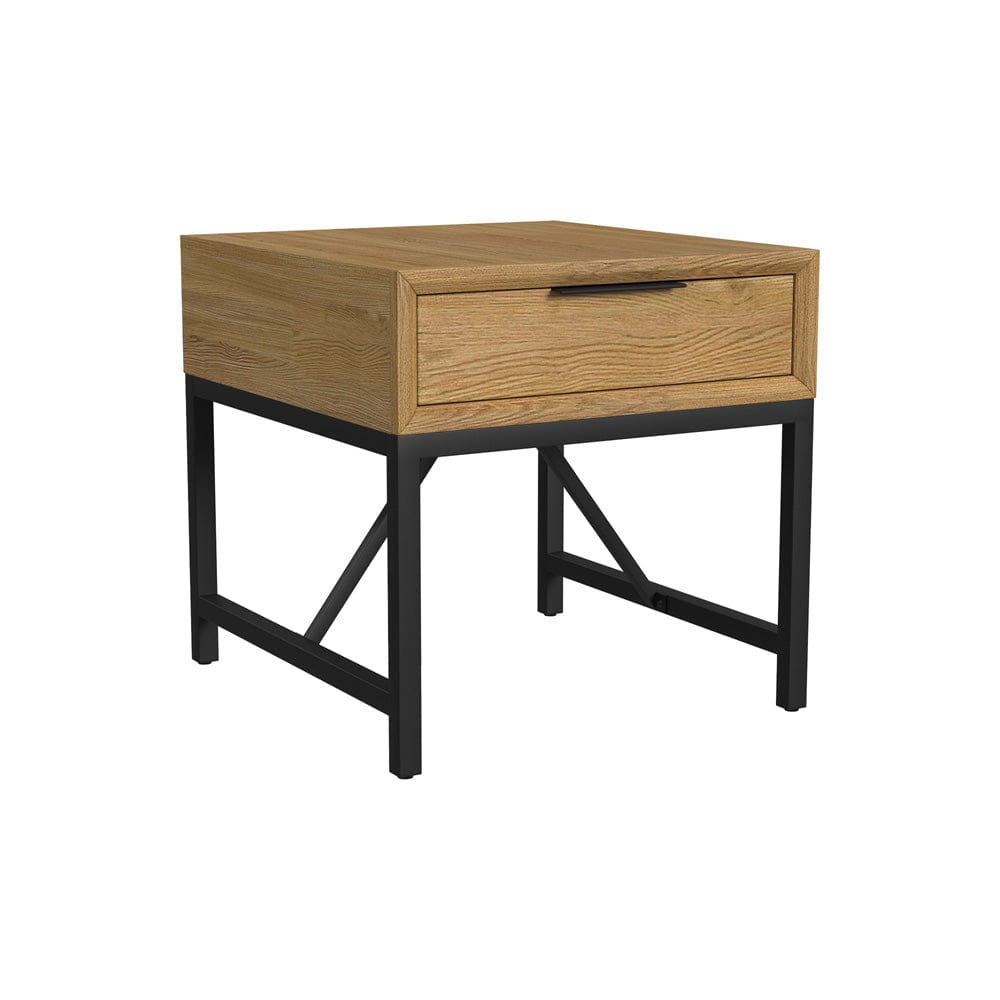Intercon Furniture - Newport End Table in Natural Oak - NP-TA-2424-NTO-C view 1