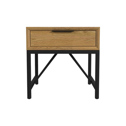 Intercon Furniture - Newport End Table in Natural Oak - NP-TA-2424-NTO-C view 2
