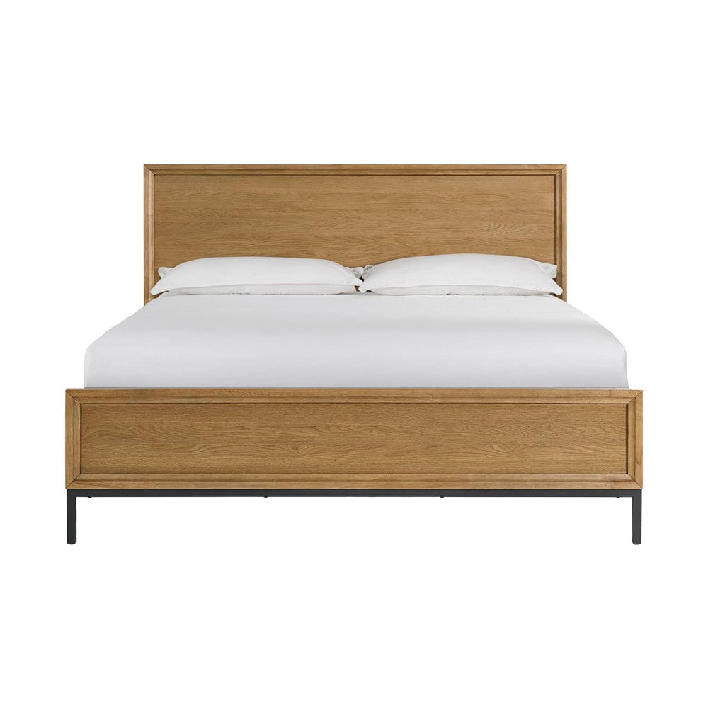 Intercon Furniture - Newport King Bed in Natural Oak - NP-BR-5464K-NTO-C view 2