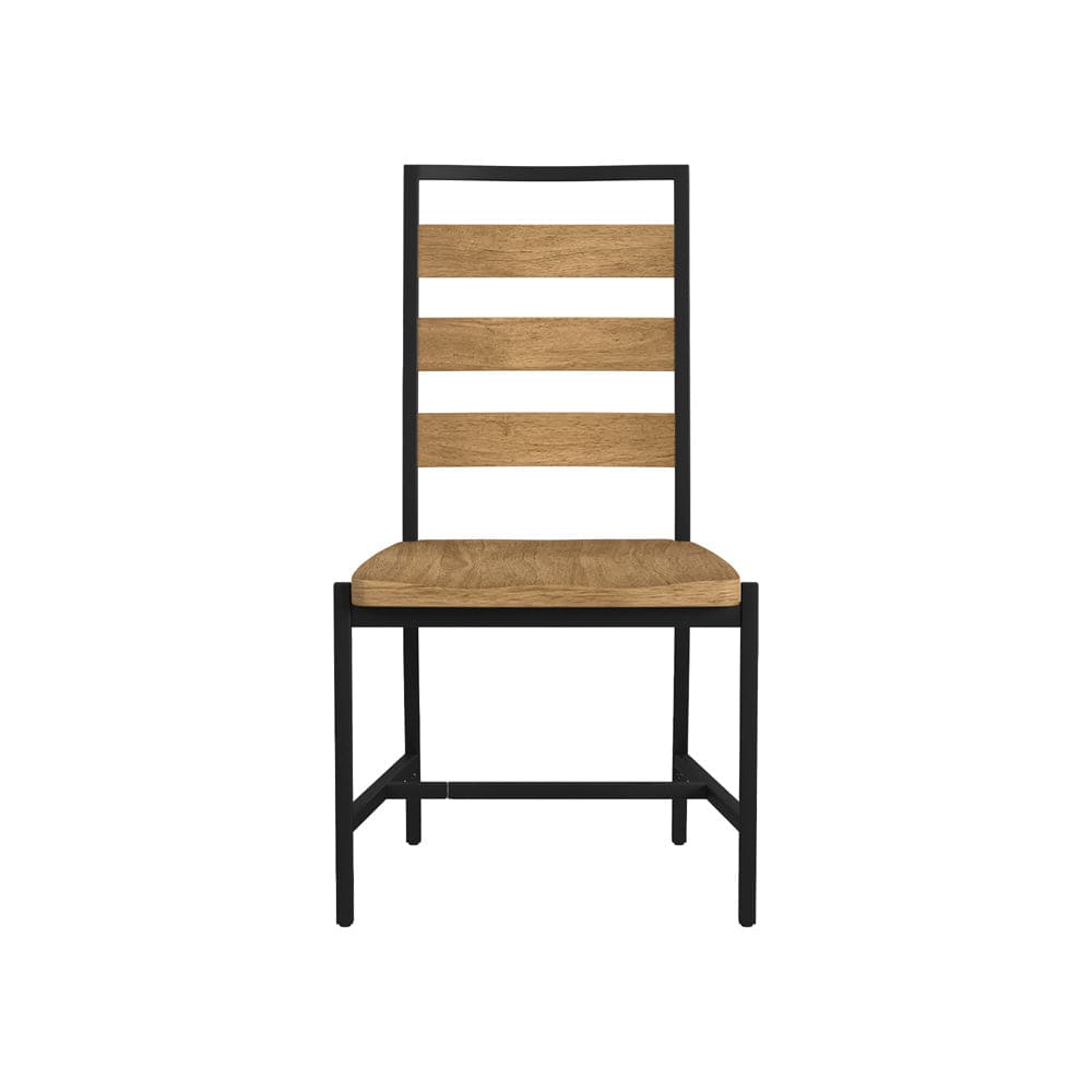 Intercon Furniture - Newport Ladder Chair in Natural Oak - NP-CH-1189W-NTO-RTA view 2