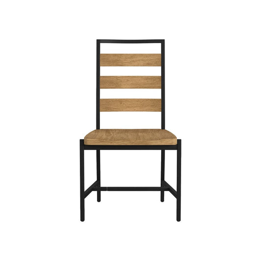 Intercon Furniture - Newport Ladder Chair in Natural Oak - NP-CH-1189W-NTO-RTA view 2