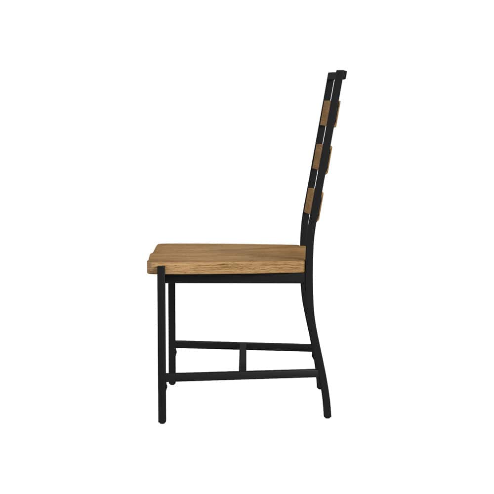 Intercon Furniture - Newport Ladder Chair in Natural Oak - NP-CH-1189W-NTO-RTA view 3