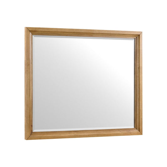 Intercon Furniture - Newport Mirror in Natural Oak - NP-BR-5491-NTO-C view 1