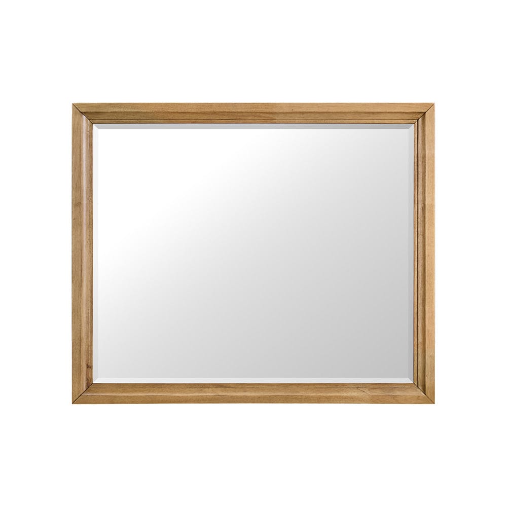 Intercon Furniture - Newport Mirror in Natural Oak - NP-BR-5491-NTO-C view 2