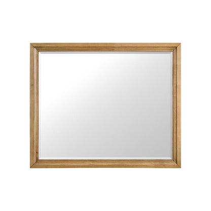 Intercon Furniture - Newport Mirror in Natural Oak - NP-BR-5491-NTO-C view 2