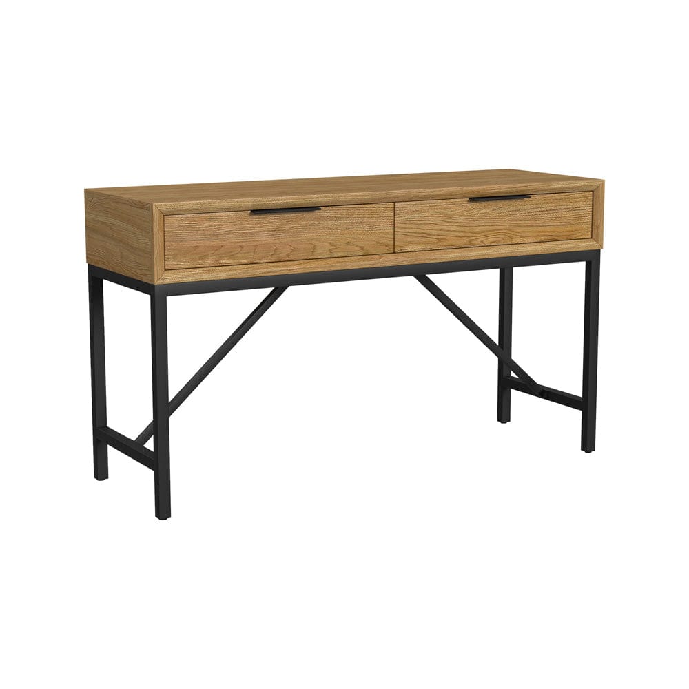 Intercon Furniture - Newport Sofa Back Table in Natural Oak - NP-TA-5218-NTO-C view 1