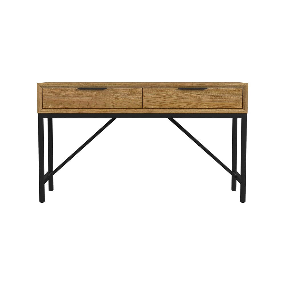 Intercon Furniture - Newport Sofa Back Table in Natural Oak - NP-TA-5218-NTO-C view 2