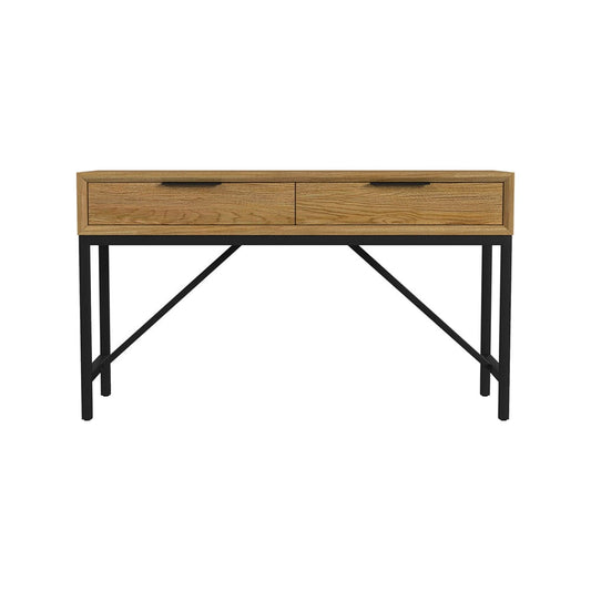 Intercon Furniture - Newport Sofa Back Table in Natural Oak - NP-TA-5218-NTO-C view 2
