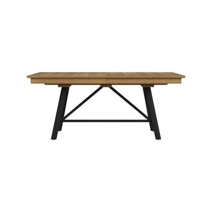 Intercon Furniture - Newport Trestle Table in Natural Oak - NP-TA-4296-NTO-C view 2