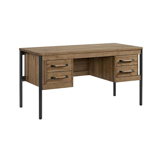 Intercon Furniture - Norcross 60 Half Ped Desk - NC-HO-6030HP-HCK-C veiw 1