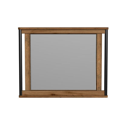 Intercon Furniture - Norcross Mirror  in Hickory - NC-BR-8091-HCK-C view 2