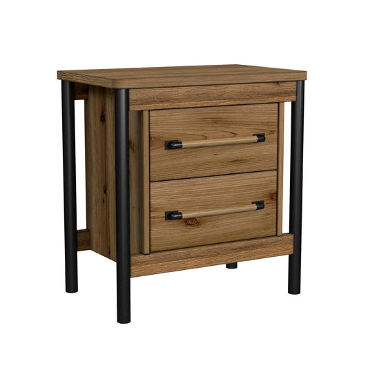 Intercon Furniture - Norcross Nightstand, 2 Drawer - NC-BR-8002-HCK-C veiw 1