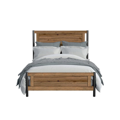 Intercon Furniture - Norcross Queen Standard Bed in Hickory - NC-BR-8060Q-HCK-C view 2