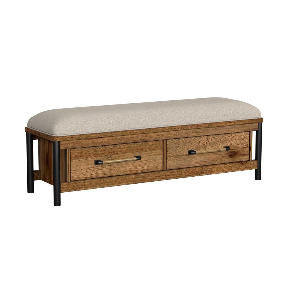 Intercon Furniture - Norcross Storage Bench w/Drawers - NC-BR-8058B-HCK-C view 1