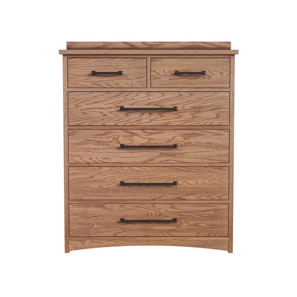 Intercon Furniture - Oak Park Chest  in Taupe - OP-BR-5806-TAU-C view 2