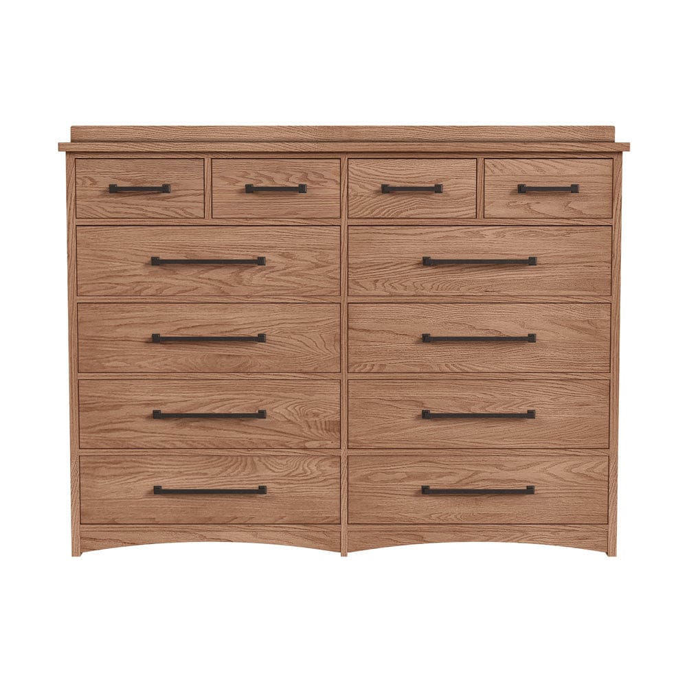 Intercon Furniture - Oak Park Dresser  in Taupe - OP-BR-5812-TAU-C view 2
