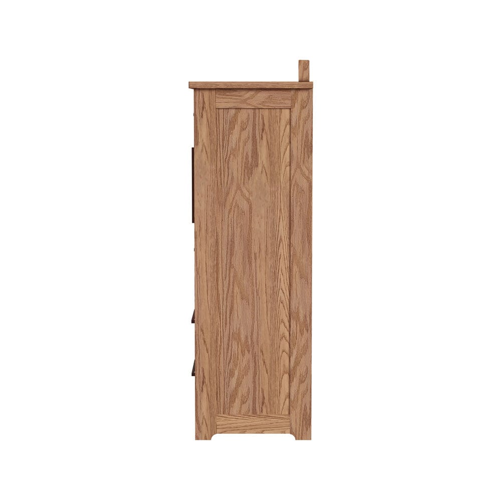Intercon Furniture - Oak Park Gentleman's Chest  in Taupe - OP-BR-5806D-TAU-C view 3