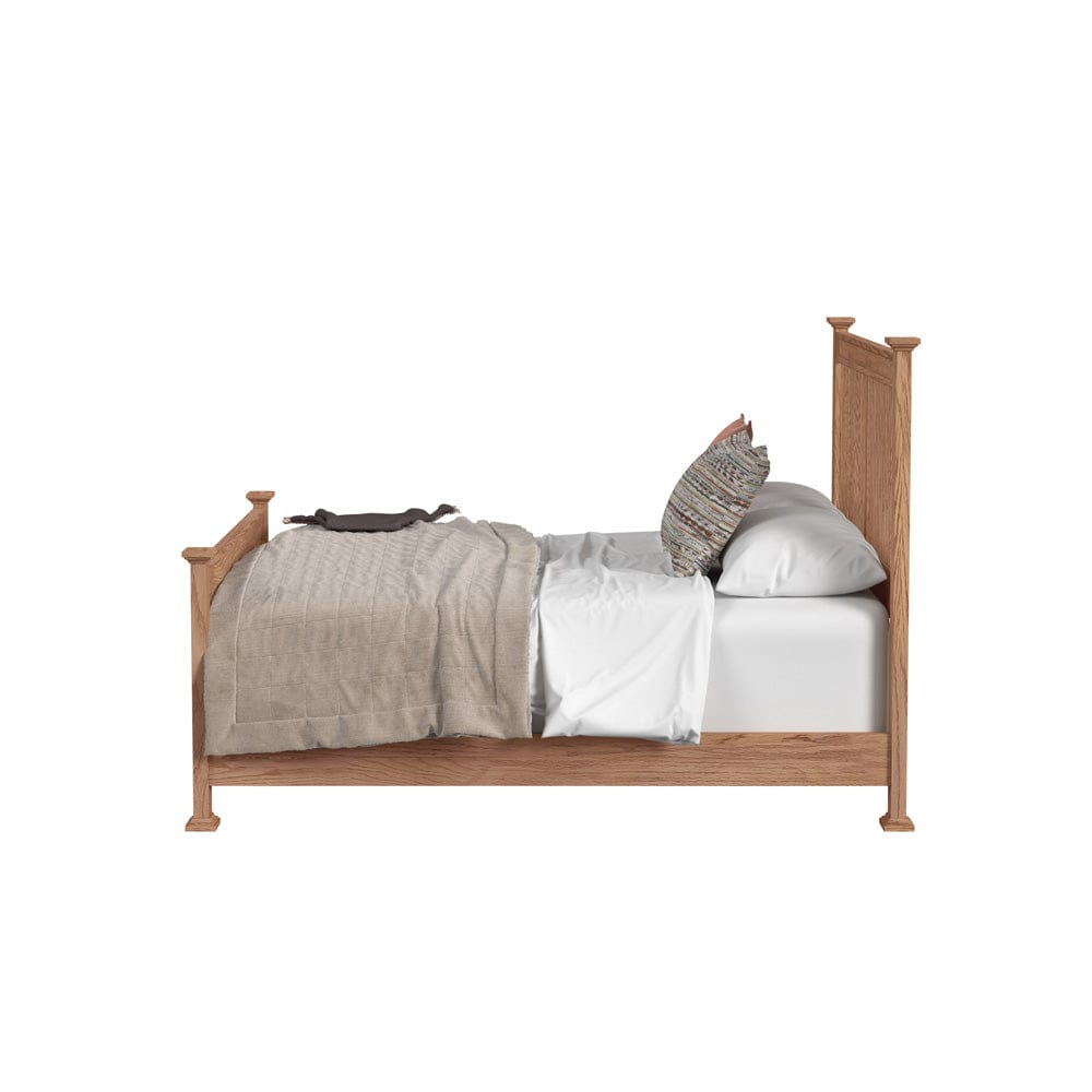 Intercon Furniture - Oak Park King Slat Bed  in Taupe - OP-BR-5825K-TAU-C view 3