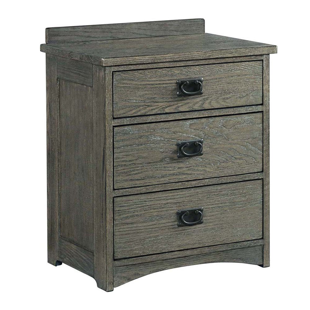Intercon Furniture - Oak Park Nightstand  in Pewter - OP-BR-5803-PEW-C view 1