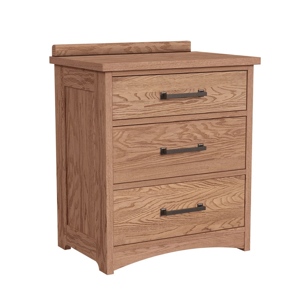 Intercon Furniture - Oak Park Nightstand  in Taupe - OP-BR-5803-TAU-C view 1