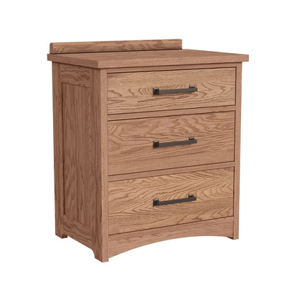 Intercon Furniture - Oak Park Nightstand  in Taupe - OP-BR-5803-TAU-C view 1