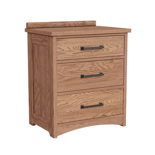 Intercon Furniture - Oak Park Nightstand  in Taupe - OP-BR-5803-TAU-C view 1