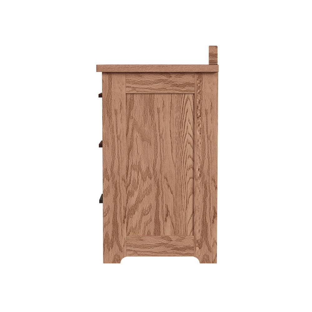 Intercon Furniture - Oak Park Nightstand  in Taupe - OP-BR-5803-TAU-C view 3