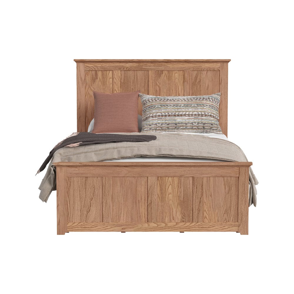 Intercon Furniture - Oak Park Queen Captain's Bed w-6 Drawers  in Taupe - OP-BR-5850Q3-TAU-C view 2